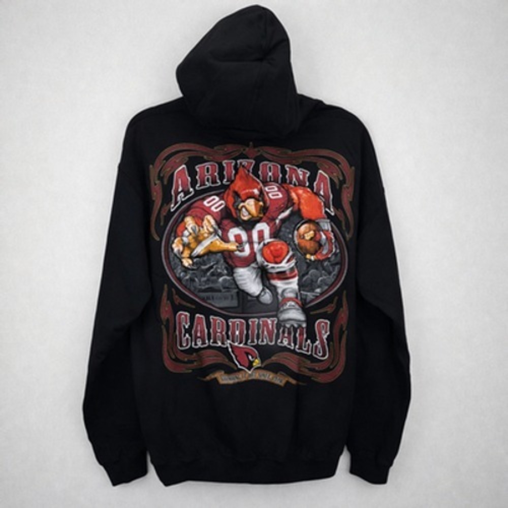 Arizona Cardinals Hoodie‎ Mens M Black NFL Football Sweatshirt NFL Team Apparel